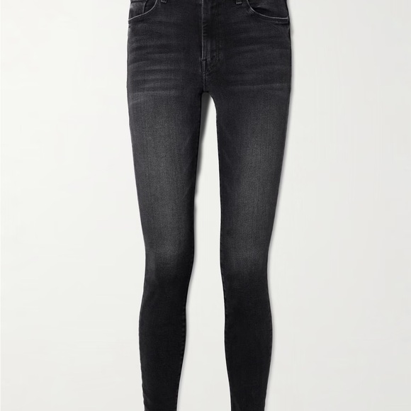 MOTHER Charcoal Skinny Jeans